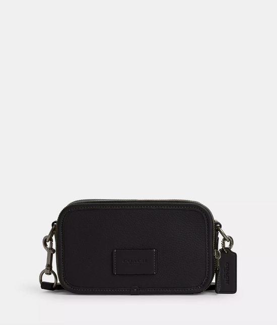 Coach Men Wyatt Crossbody In Leather Black (Pre-Order)