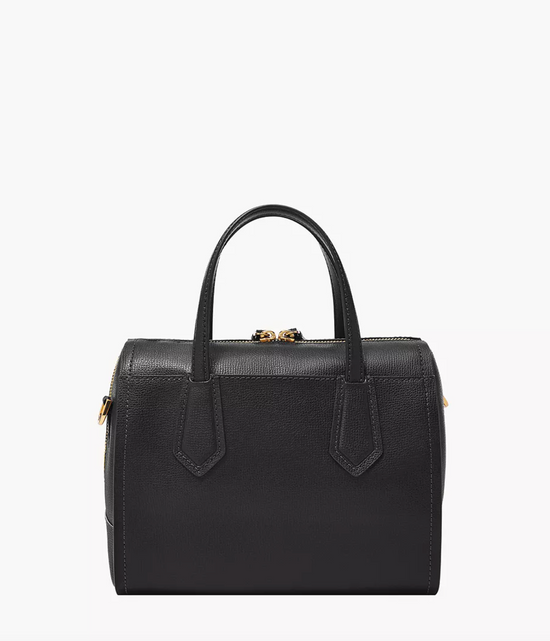 Fossil Wren Satchel In Black (Pre-Order)