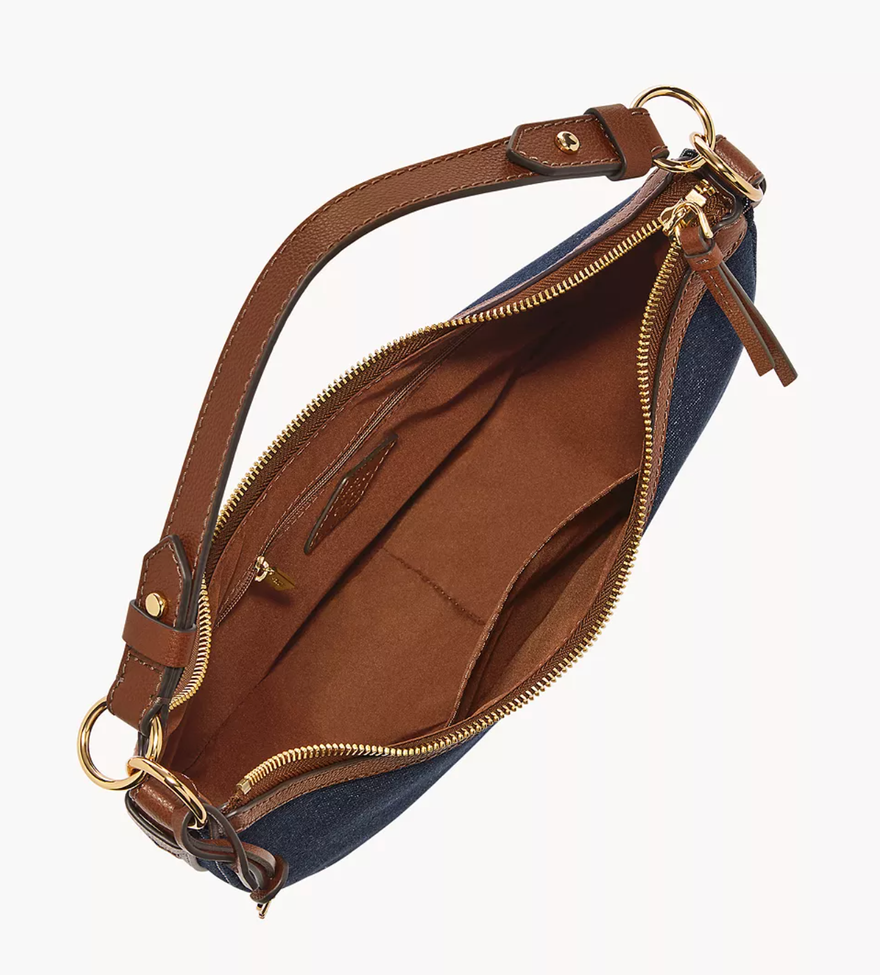 Fossil Shae Small Hobo In Denim (Pre-Order)