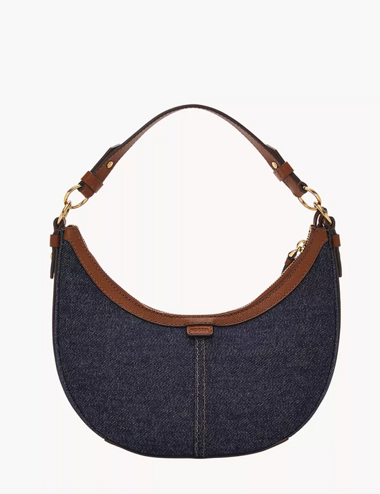 Fossil Shae Small Hobo In Denim (Pre-Order)