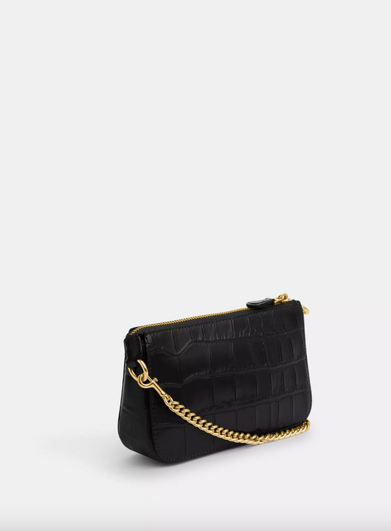 Coach Nolita 19 Wristlet Quilted Black