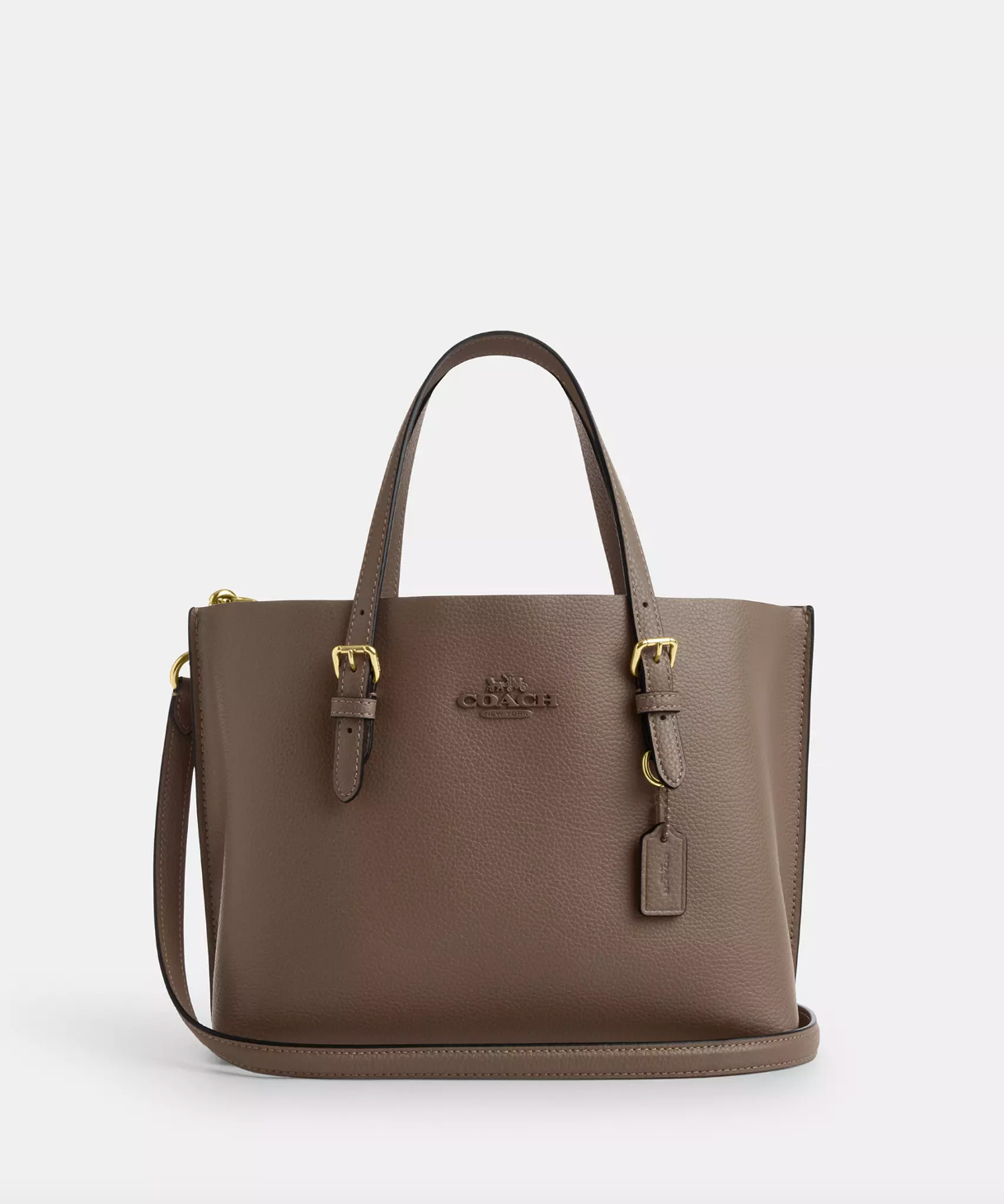 Coach Mollie Tote 25 In Dark Stone