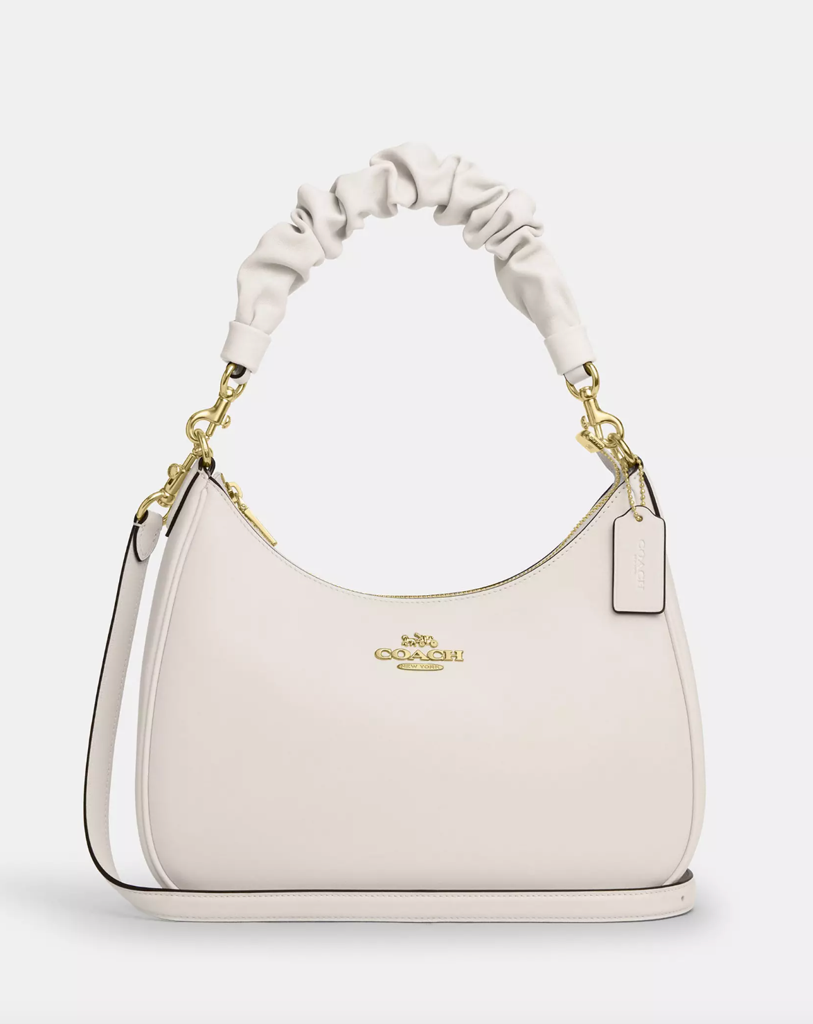 Coach Teri Hobo With Ruching Handle In Gold Chalk (Pre-Order)