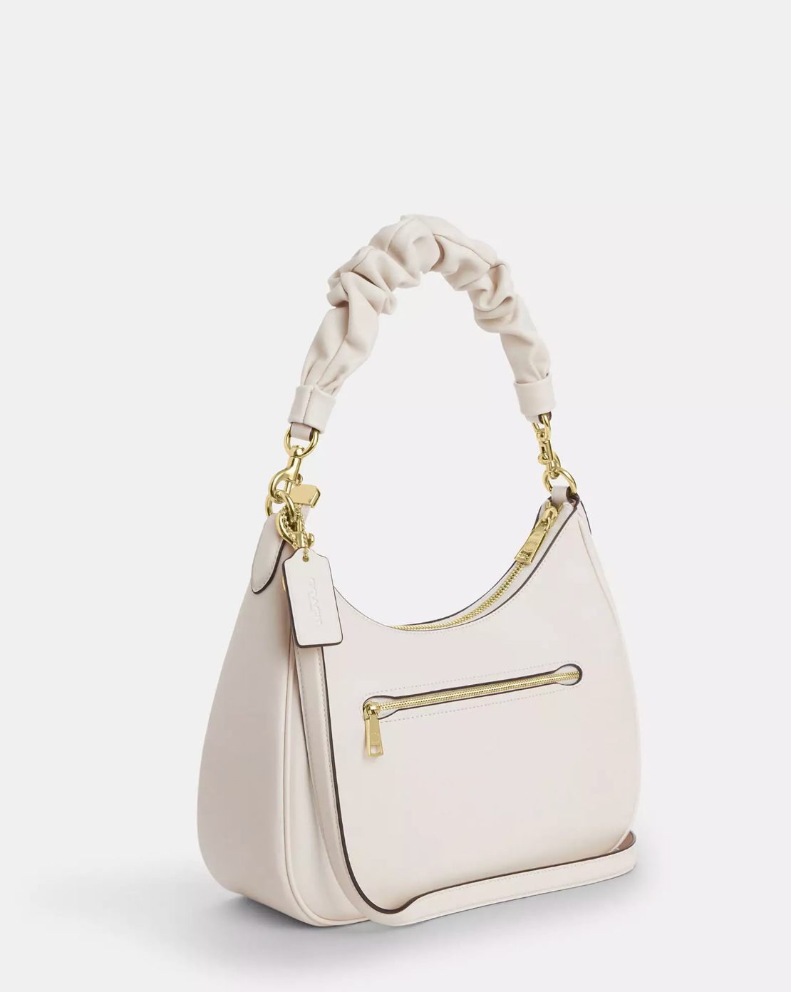 Coach Teri Hobo With Ruching Handle In Gold Chalk (Pre-Order)