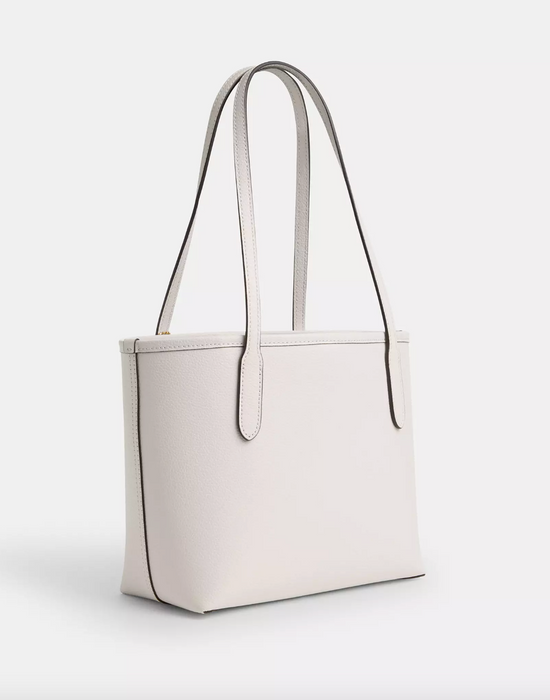 Coach Small City Tote In Gold Chalk (Pre-Order)