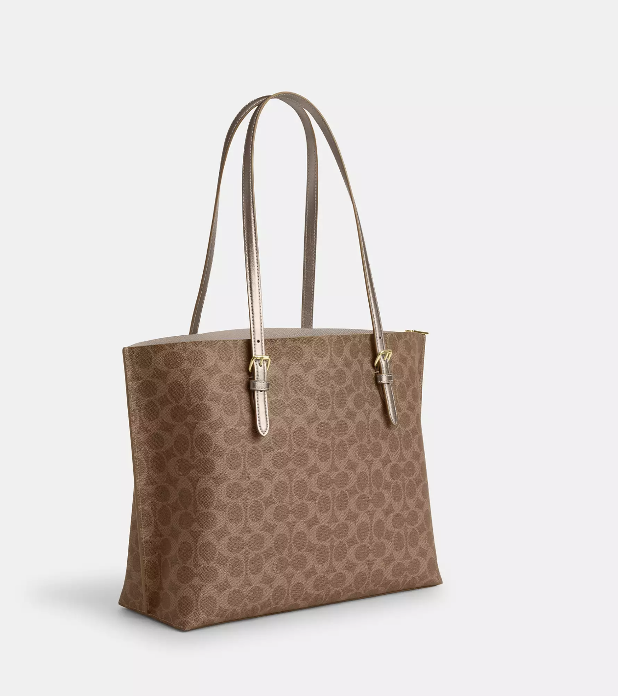 Coach Mollie Tote In Signature Gold Tan Light Champagne (Pre-Order)