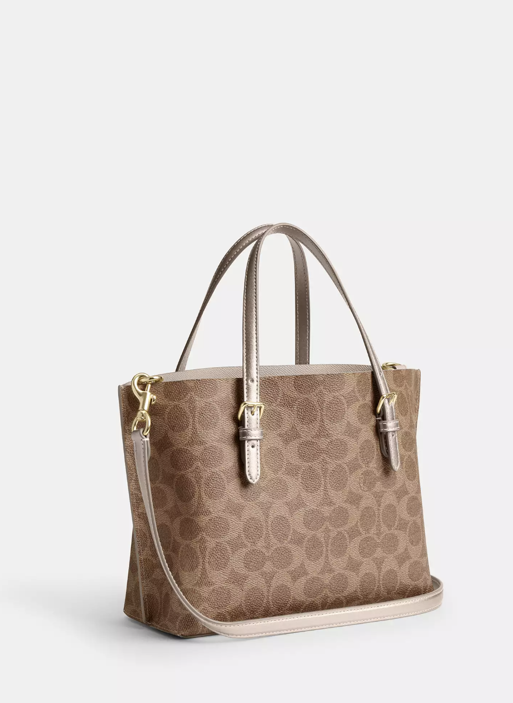 Coach Mollie Tote 25 In Signature Gold Tan Light Champagne (Pre-Order)