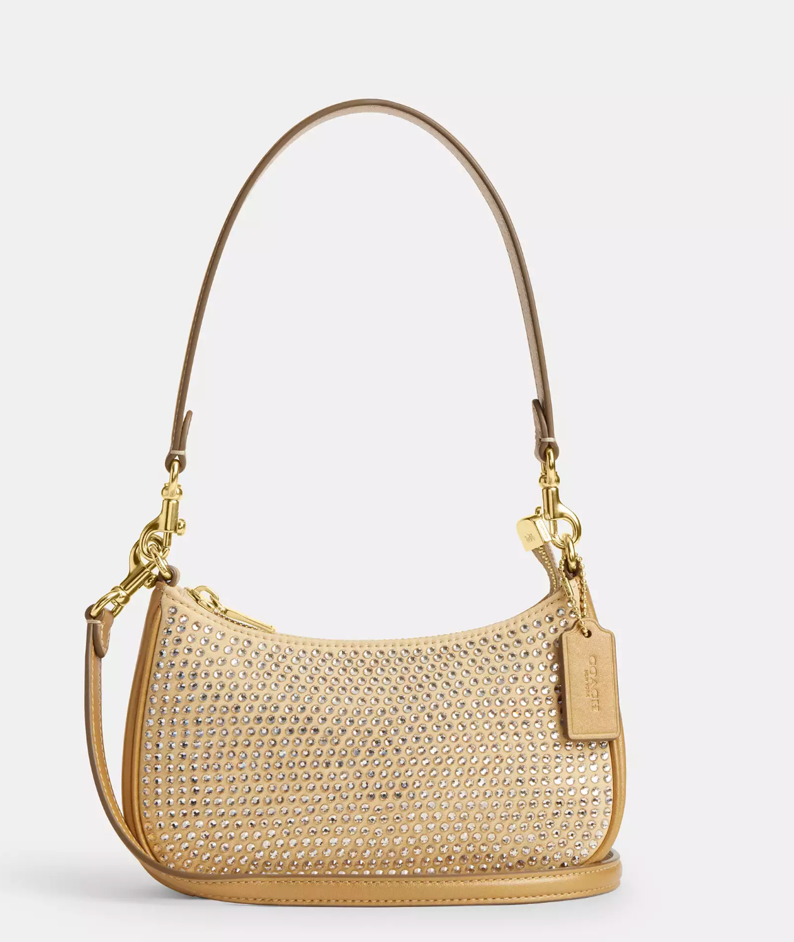 Coach Teri Mini Crossbody Bag In novelty leather Gold Yellow Gold (Pre-Order)