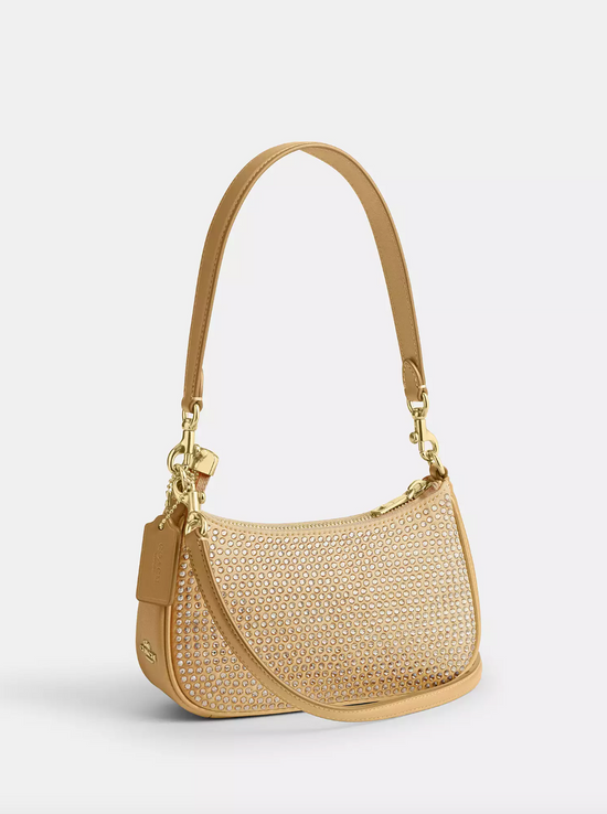 Coach Teri Mini Crossbody Bag In novelty leather Gold Yellow Gold (Pre-Order)