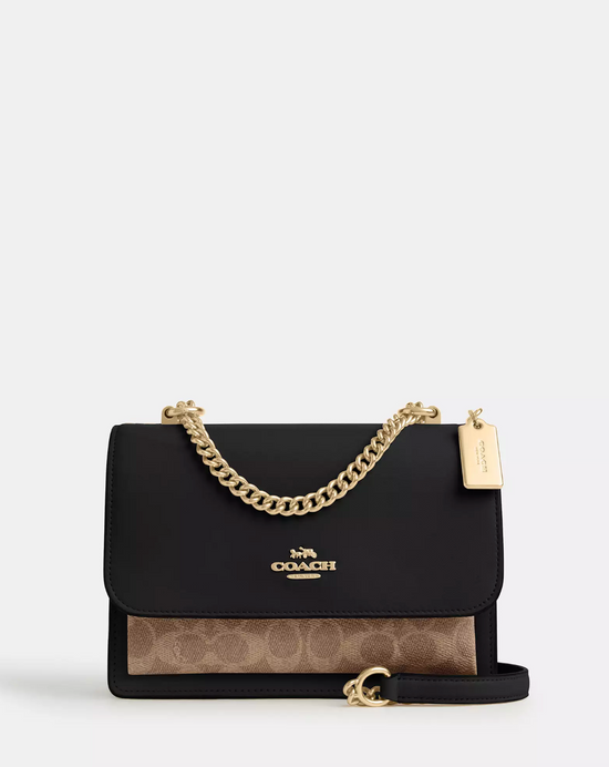 Coach Klare Crossbody In Signature Gold Tan Black Multi (Pre-Order)