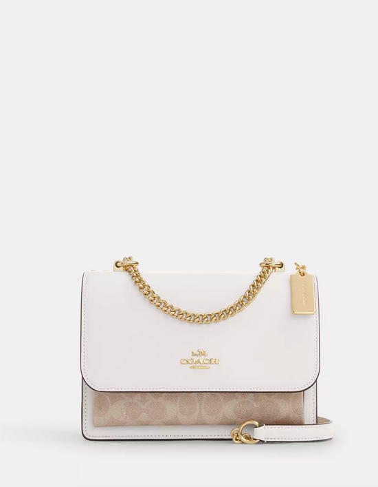 Coach Klare Crossbody In Signature Gold Sand Chalk (Pre-Order)