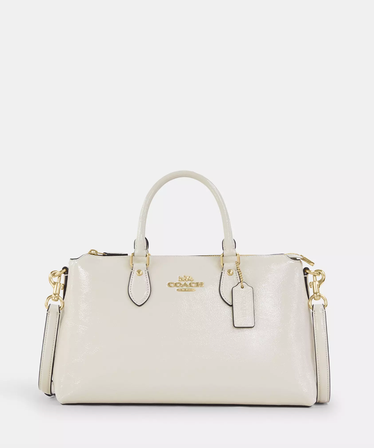 Coach Georgia Satchel In novelty leather Gold Pearl (Pre-Order)