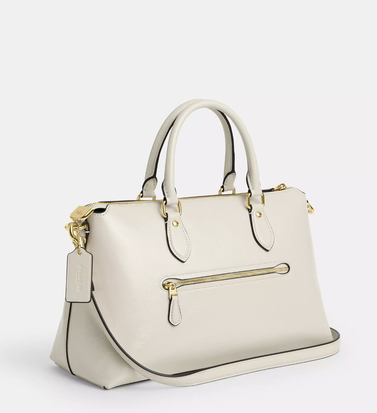 Coach Georgia Satchel In novelty leather Gold Pearl (Pre-Order)