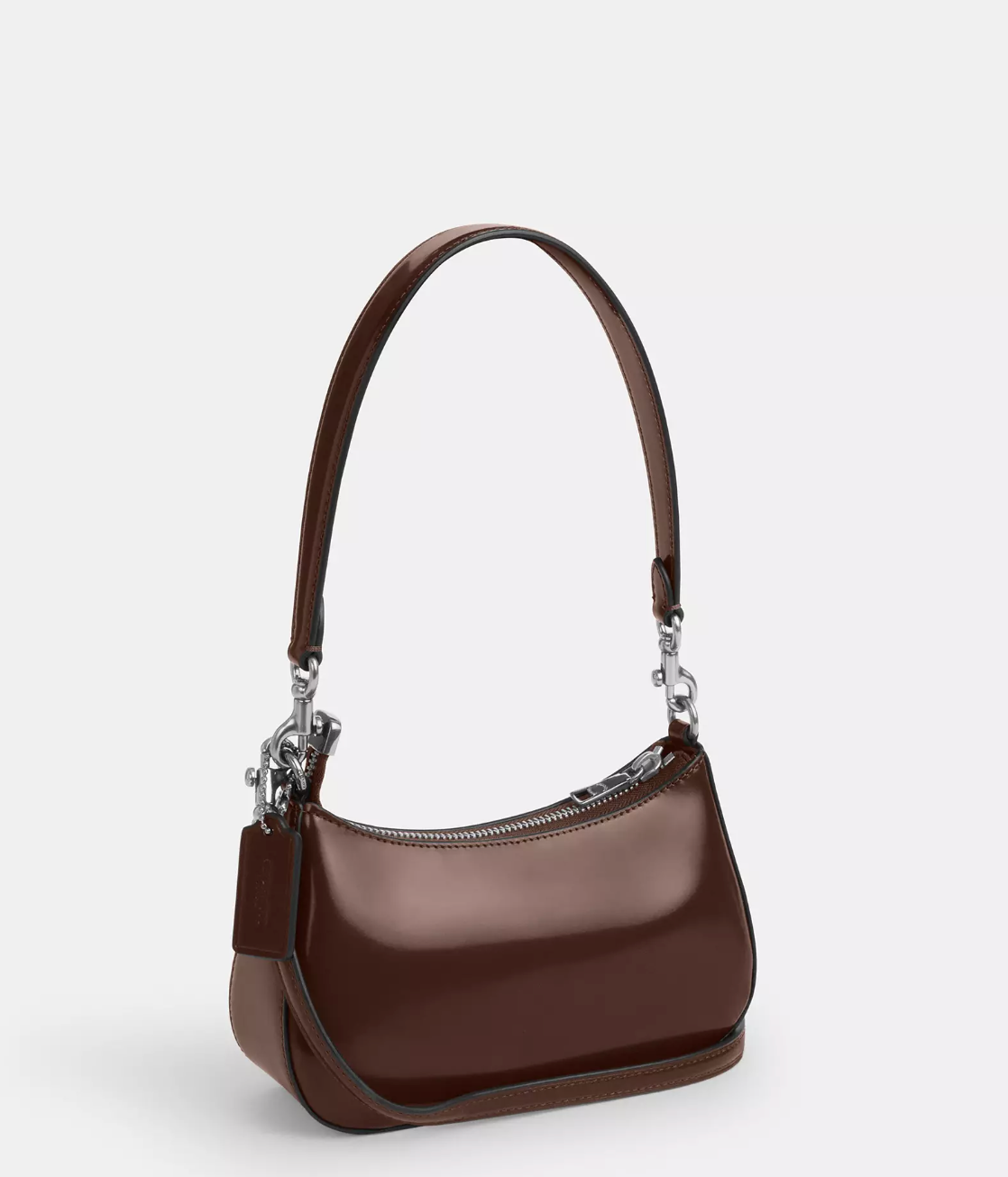 Coach Teri Mini Crossbody Bag In novelty leather Silver Maple (Pre-Order)