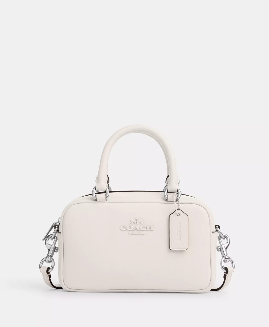 Coach Satchel Crossbody In Silver Chalk (Pre-Order)