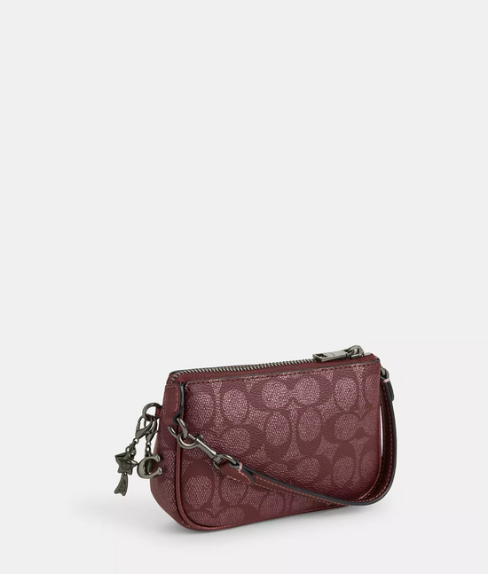 Coach Boxed Nolita Bag 15 In Signature Gunmetal Wine Multi (Pre-Order)