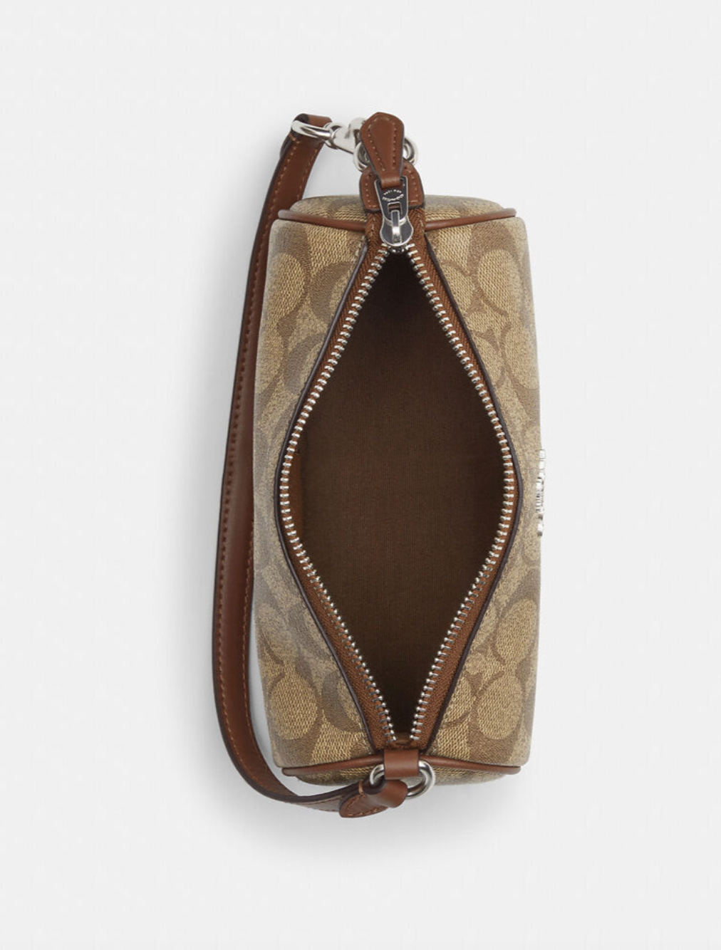 Coach Nolita Barrel Bag In Signature Khaki Saddle (Pre-Order)