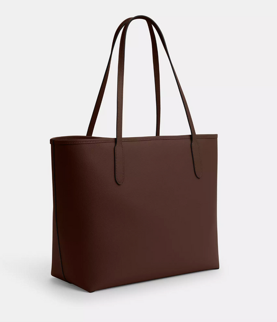 Coach City Tote In Silver Maple (Pre-Order)