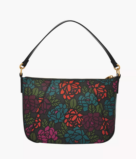 Fossil Skylar Crossbody In Dark Floral (Incoming stock)