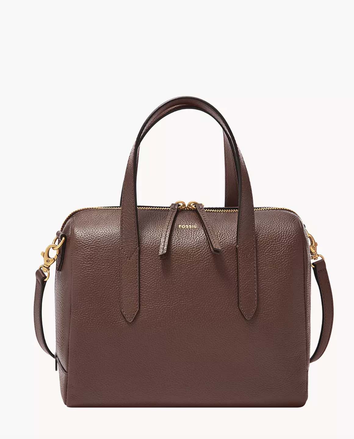 Fossil Sydney Satchel In Chocolate Ganache (Pre-order)