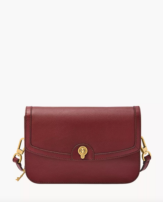 Fossil Ainsley Flap Crossbody In Gooseberry (Pre-Order)