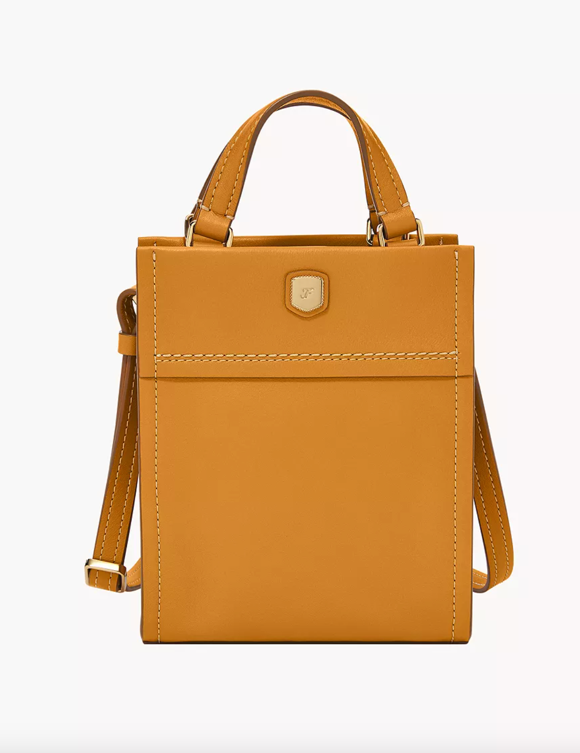 RETAIL COLLECTION - Fossil Gemma Leather Mini Tote In Ochre (Pre-Order)