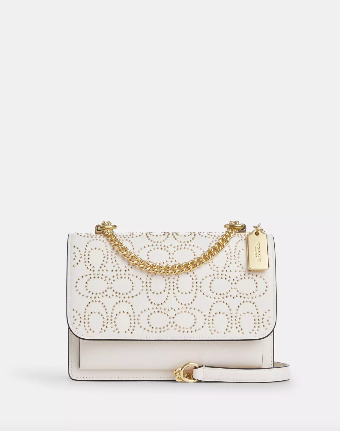 Coach Klare Crossbody Bag With Signature Rivets Gold Chalk (Pre-Order)