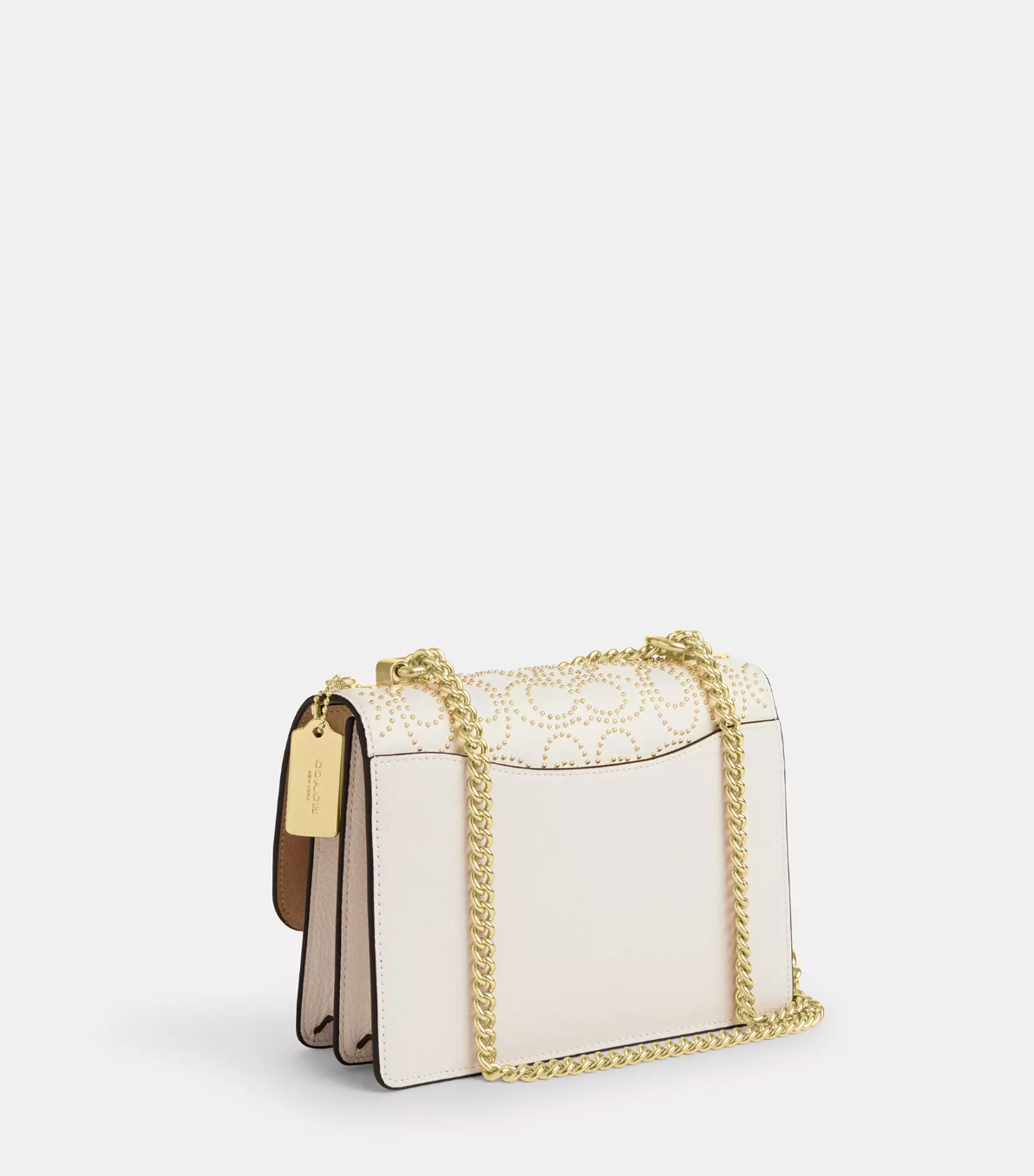 Coach Klare Crossbody Bag With Signature Rivets Gold Chalk (Pre-Order)