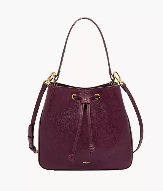 Fossil Tessa Bucket In Raisin (Pre-Order)