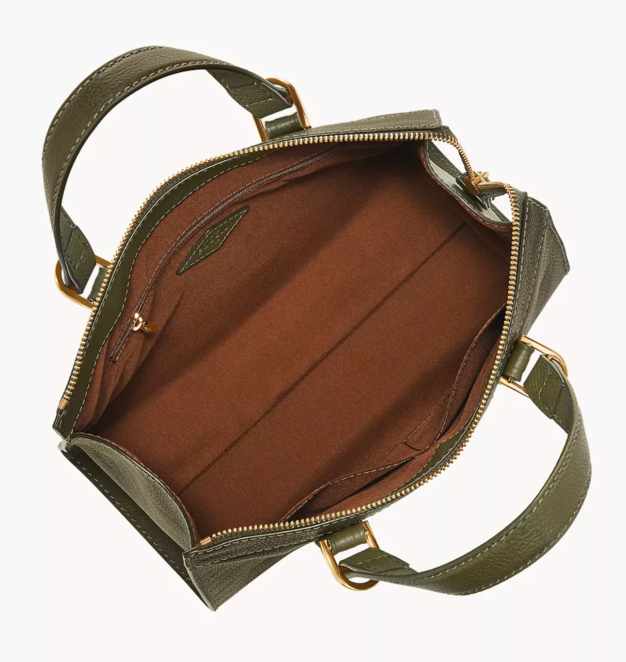 Fossil Tessa Satchel In Loden Green (Pre-Order)