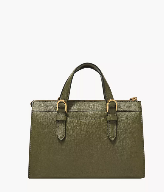 Fossil Tessa Satchel In Loden Green (Pre-Order)