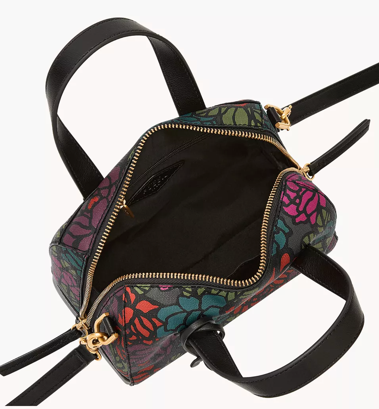 Fossil Sydney Mini Satchel In Dark Floral (Pre-Order)