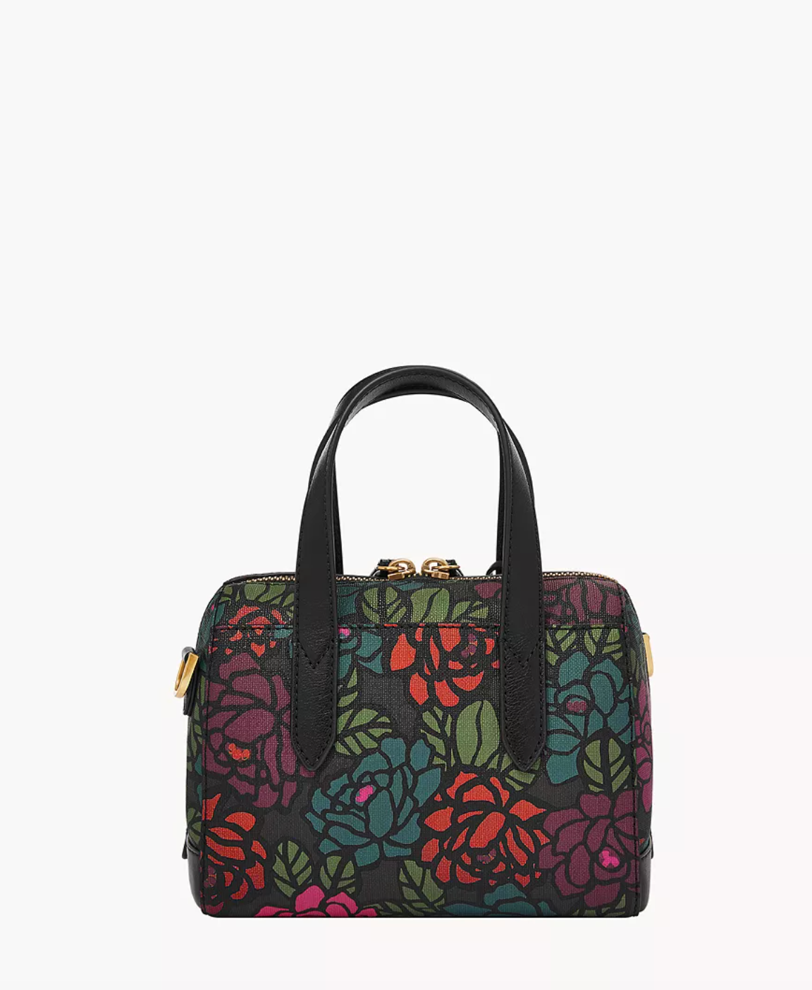 Fossil Sydney Mini Satchel In Dark Floral (Pre-Order)