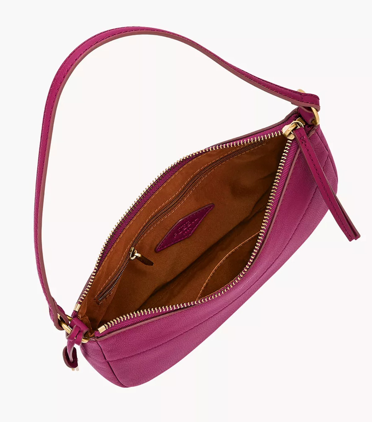 Fossil Skylar Baguette In Pink Sapphire Colors Black (Incoming stock)