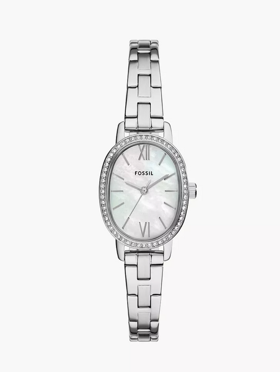 Fossil Women Penny Three-Hand Stainless Steel Watch Bq3975 (Pre-Order)