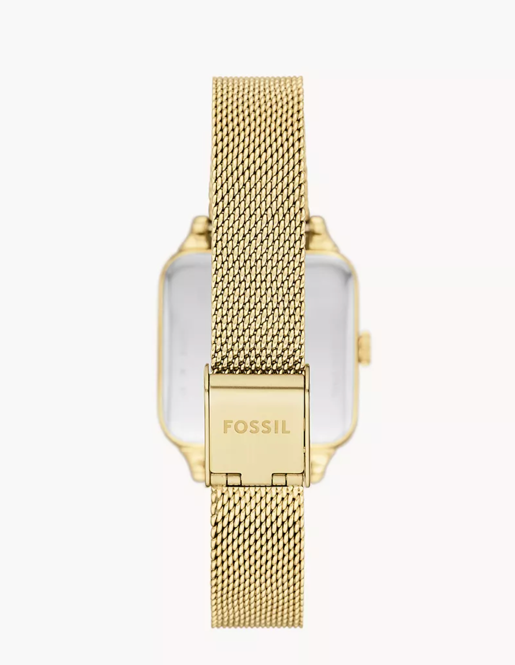 Fossil Women Colleen Three-Hand Gold-Tone Stainless Steel Mesh Watch Bq3972 (Pre-Order)