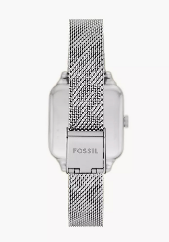 Fossil Women Colleen Three-Hand Stainless Steel Mesh Watch Bq3970 (Pre-Order)