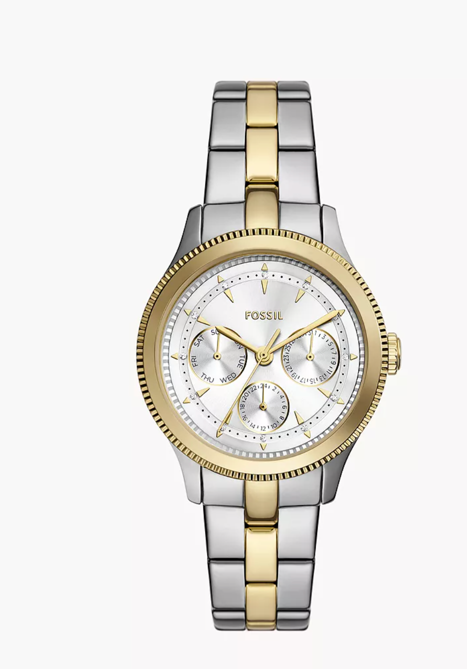 Fossil Women Brynn Multifunction Two-Tone Stainless Steel Watch Bq3995 (Pre-Order)