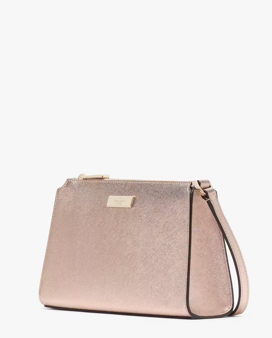 Kate Spade Kenzie Limited Edition Metallic Mini Crossbody In Rose Gold (Pre-Order)