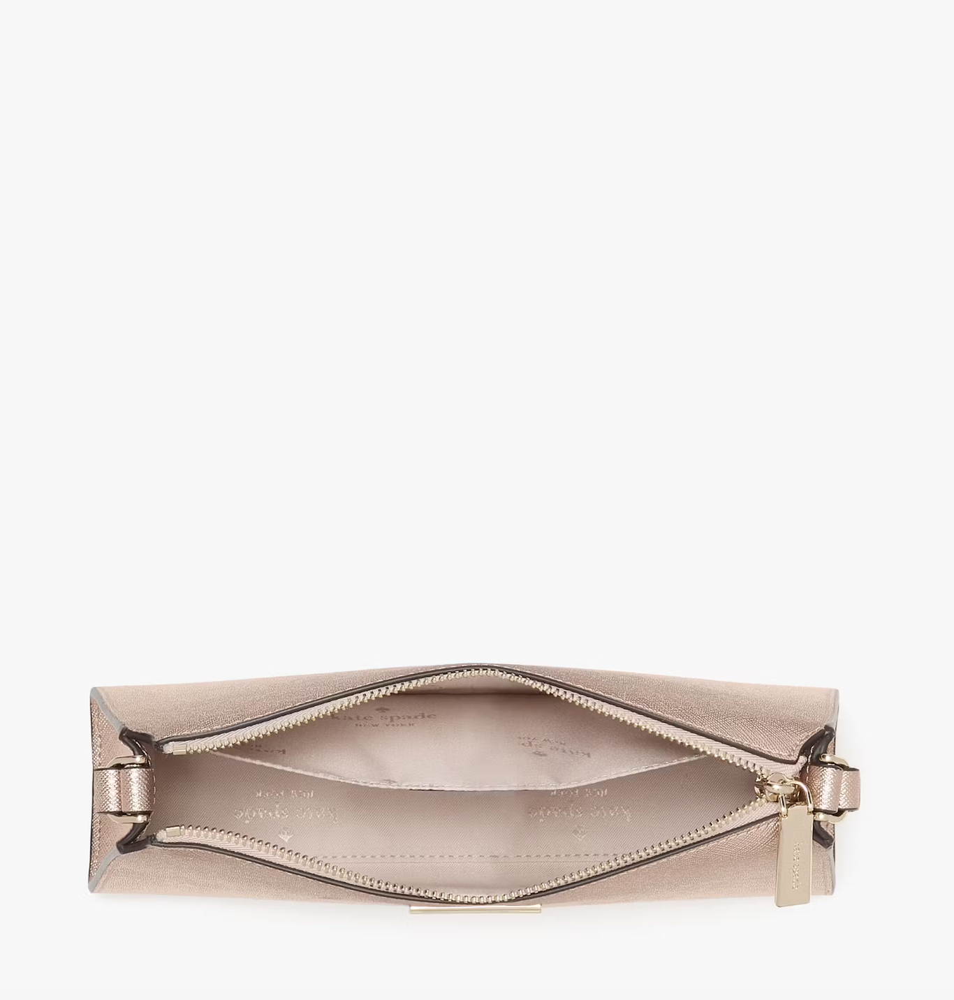 Kate Spade Kenzie Limited Edition Metallic Mini Crossbody In Rose Gold (Pre-Order)