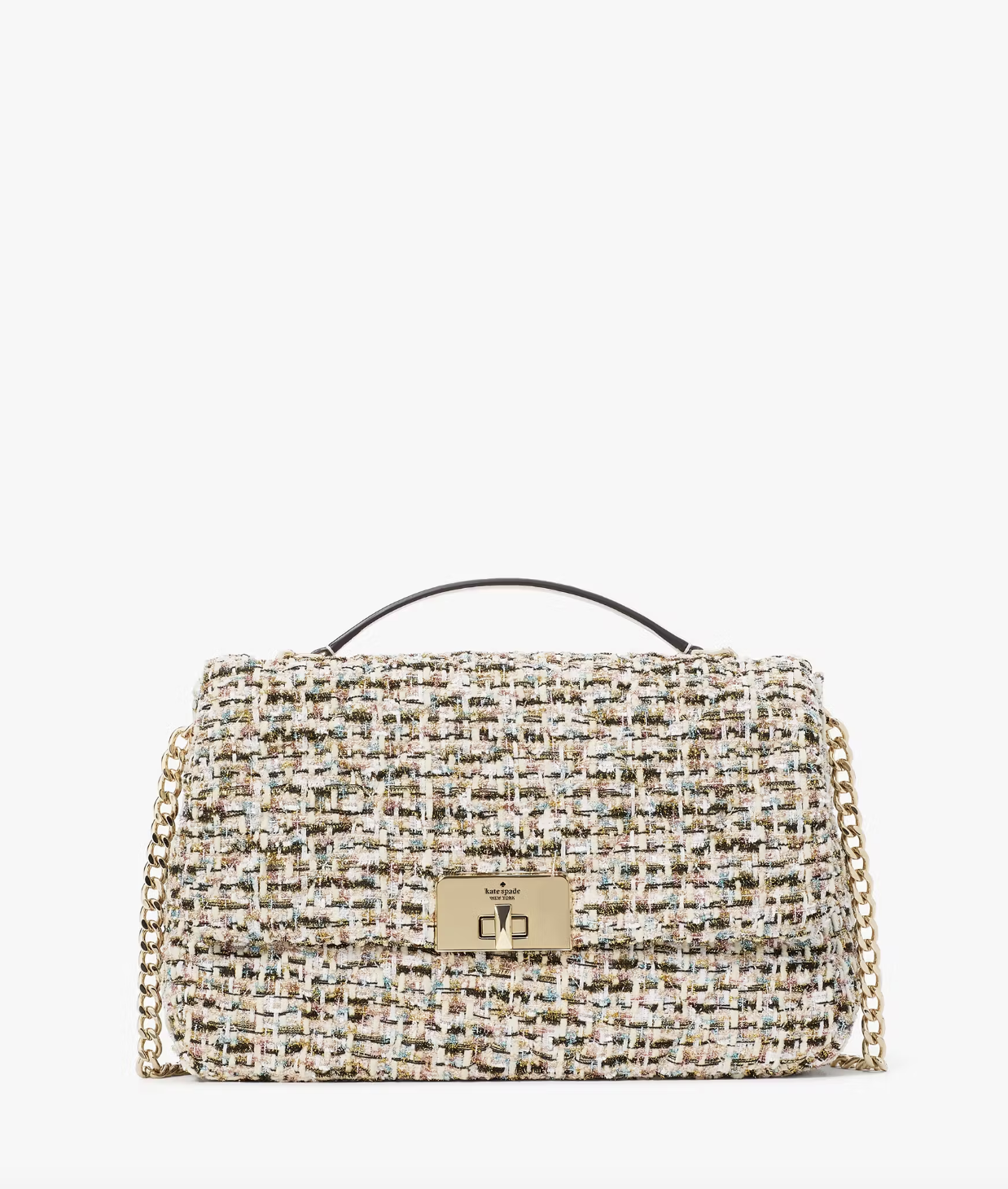 Kate spade tweed purse sale