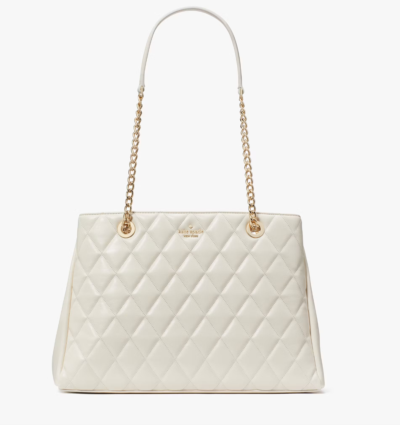 Kate Spade Carey Quilted Tote In Meringue (Pre-Order)