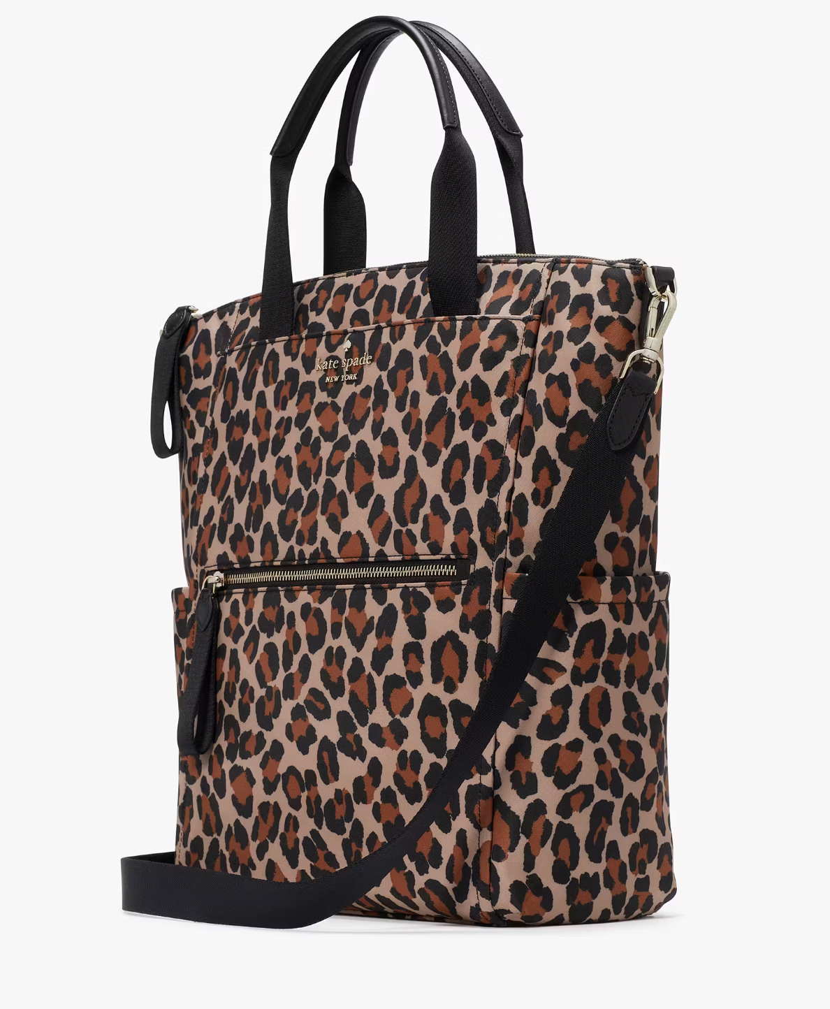 Kate Spade Chelsea Spotted Leopard Large Convertible Backpack In Brown Multi (Pre-Order)