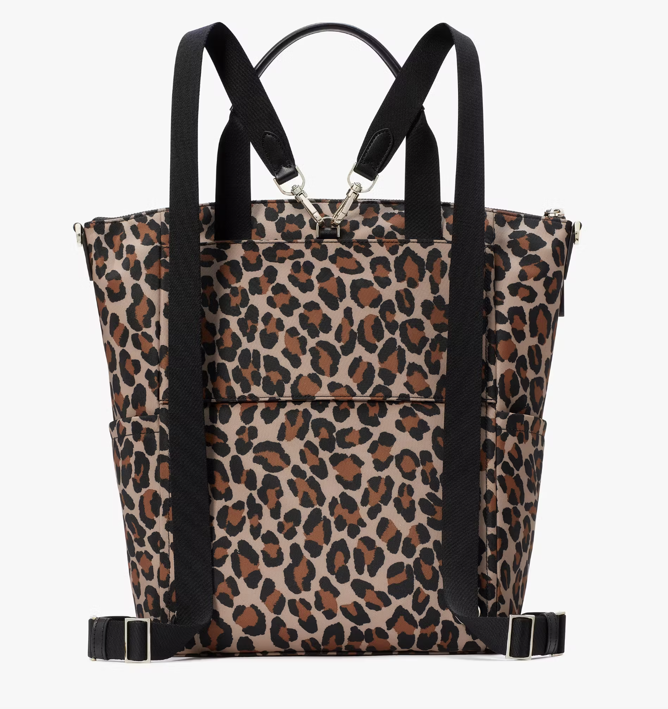 Kate Spade Chelsea Spotted Leopard Large Convertible Backpack In Brown Multi (Pre-Order)