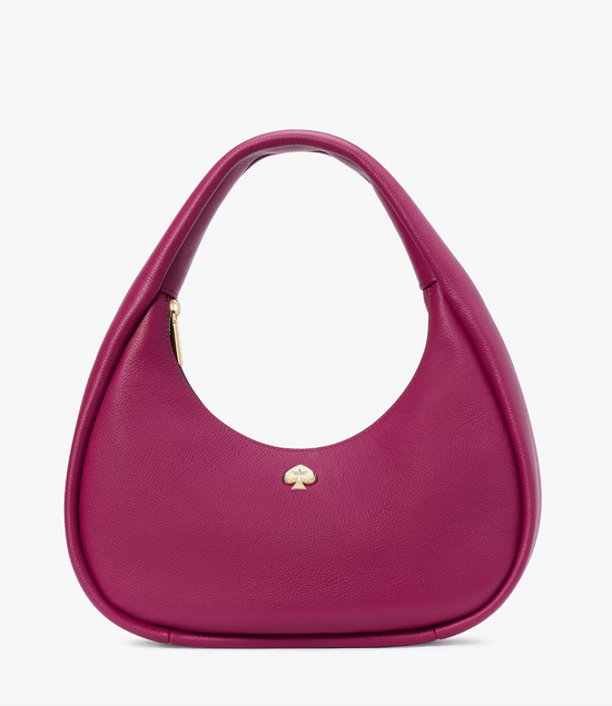 Kate Spade Kayla Crescent Shoulder Bag In Dark Raspberry (Pre-Order)