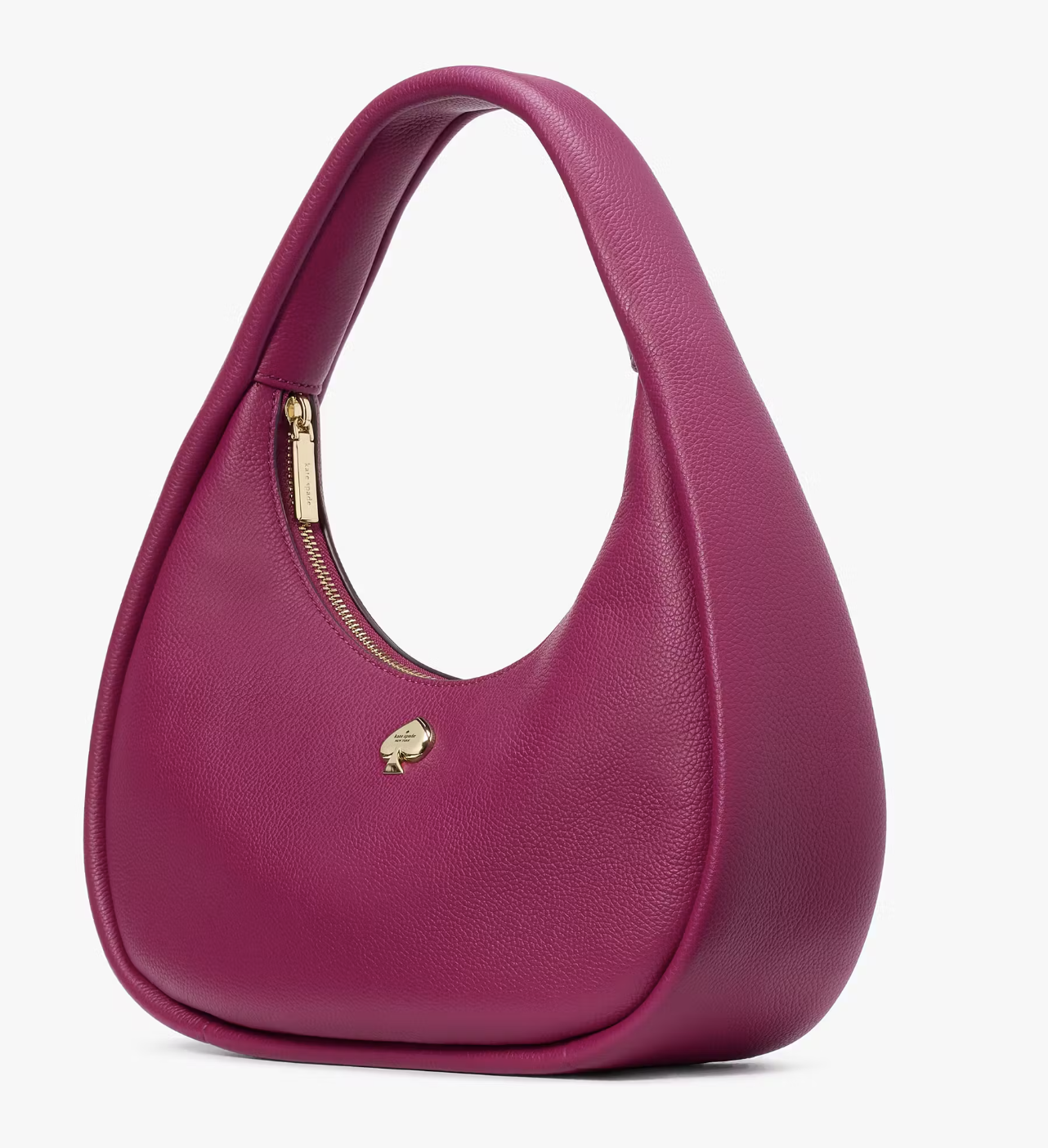 Kate Spade Kayla Crescent Shoulder Bag In Dark Raspberry (Pre-Order)