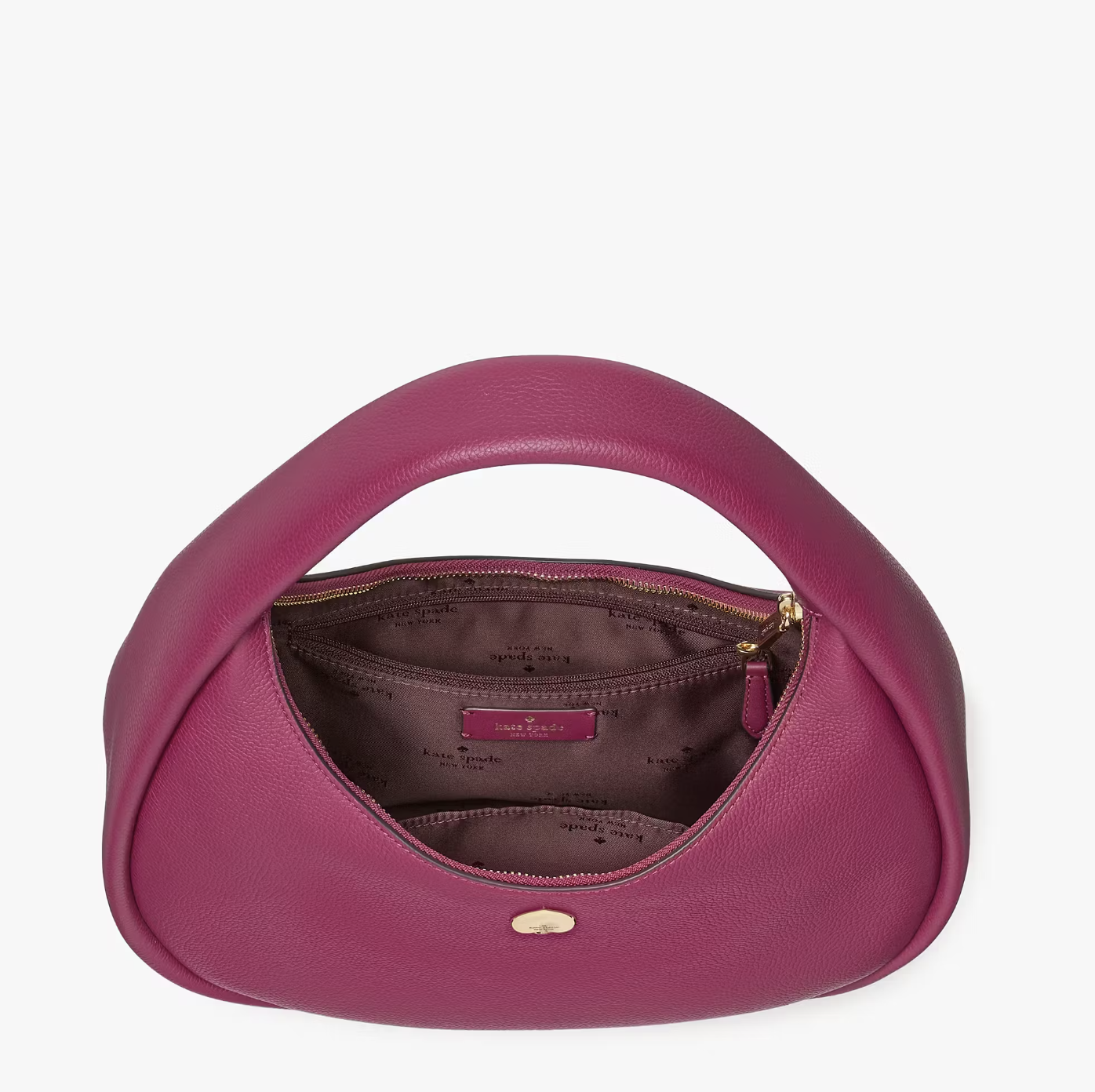 Kate Spade Kayla Crescent Shoulder Bag In Dark Raspberry (Pre-Order)