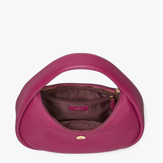 Kate Spade Kayla Crescent Shoulder Bag In Dark Raspberry (Pre-Order)