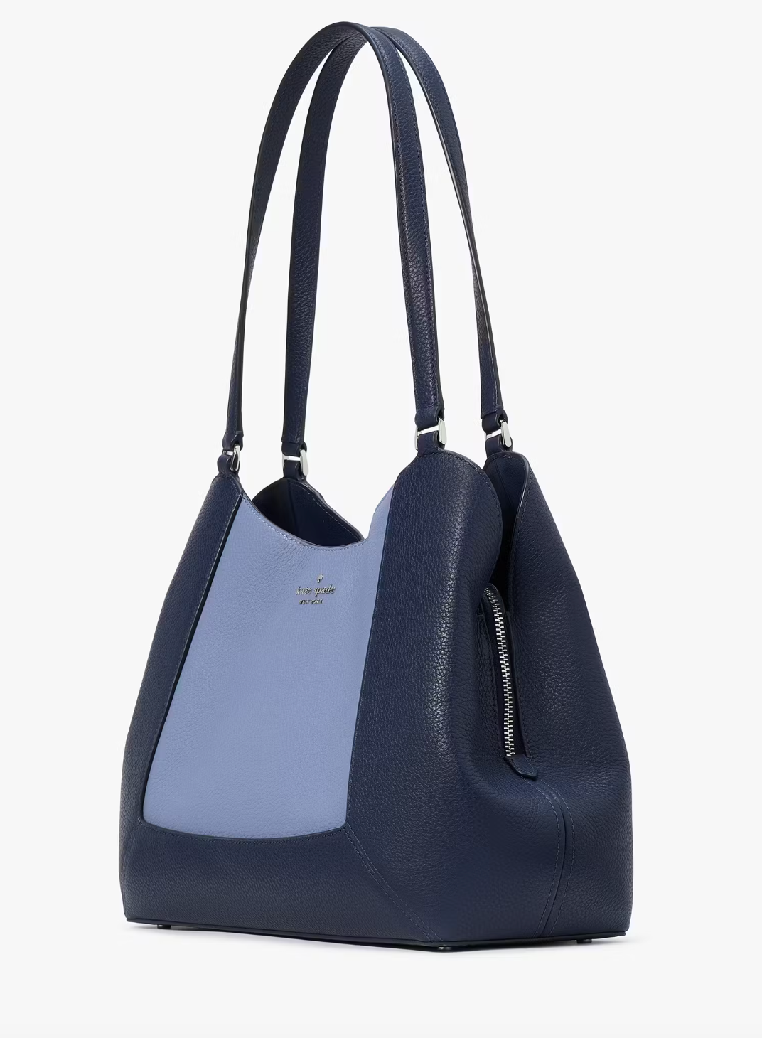 Kate Spade Lena Colorblock Triple Compartment Shoulder In Parisian Navy Multi (Pre-Order)