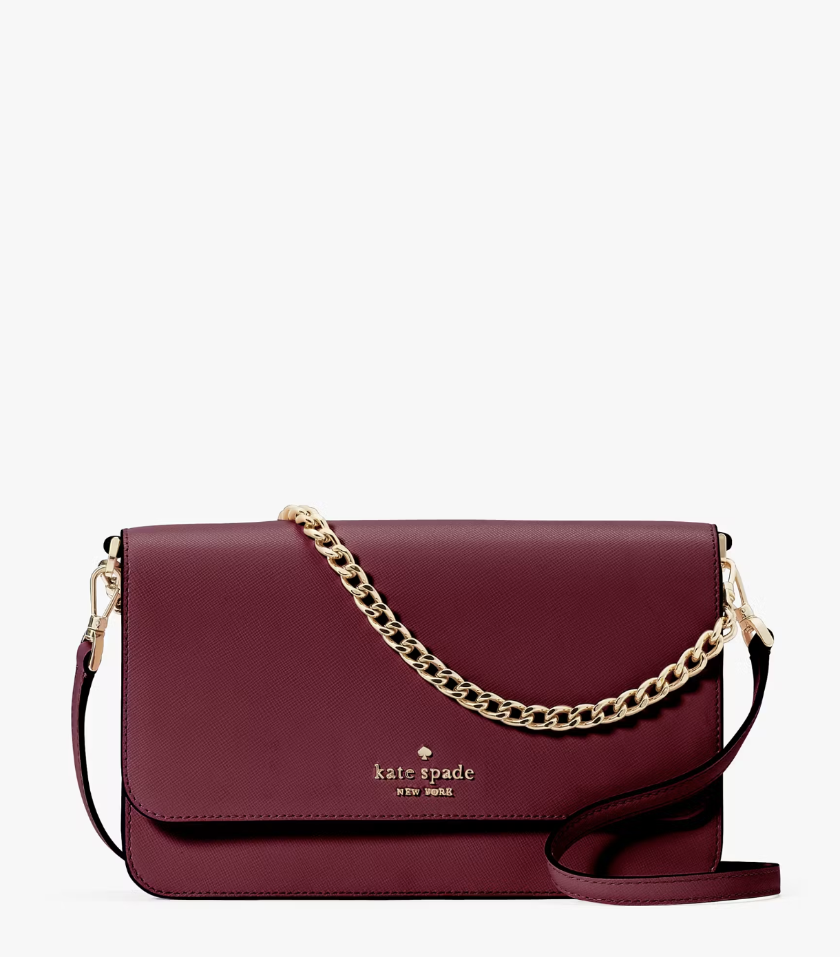 Kate Spade Madison Willow Medium Flap Convertible Crossbody In Blackberry Preserves (Pre-Order)